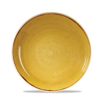 Churchill Coupe Pasta Bowl - Mustard Seed Yellow