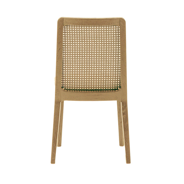 Cane Dining Chair - Natural/Linen