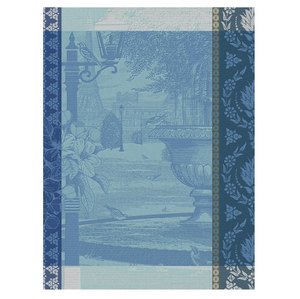 Le Jacquard Francais Tea Towel - Jardin Parisien Blue