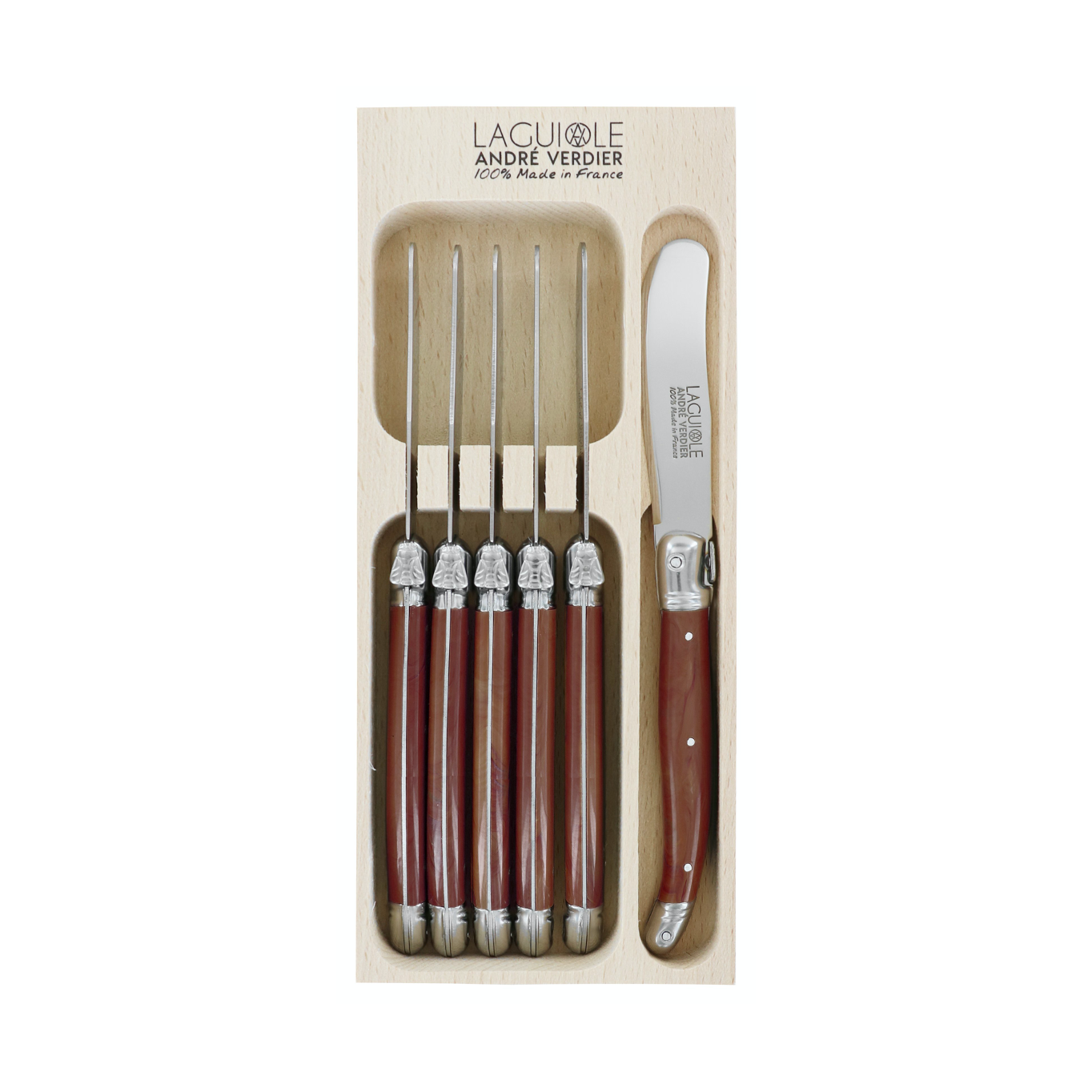 Laguiole French Pate Knives - Rosewood