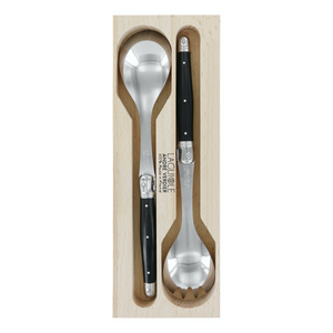 Laguiole Salad Servers - Black