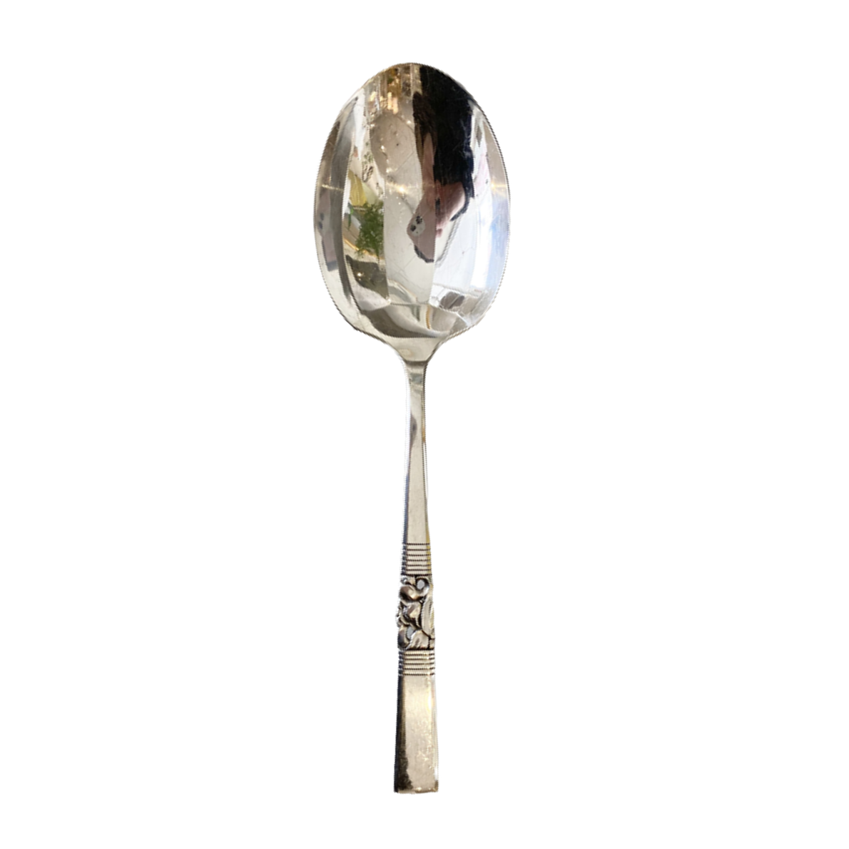 Vintage Silver Serving Spoon
