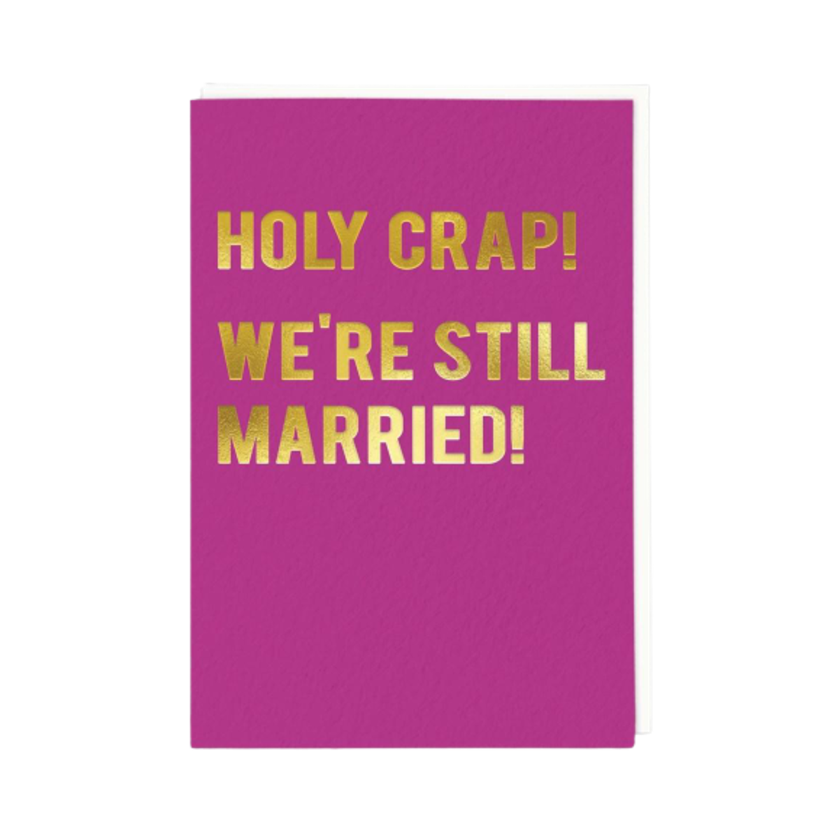 Holy Crap! We're Still Married! Greeting Card
