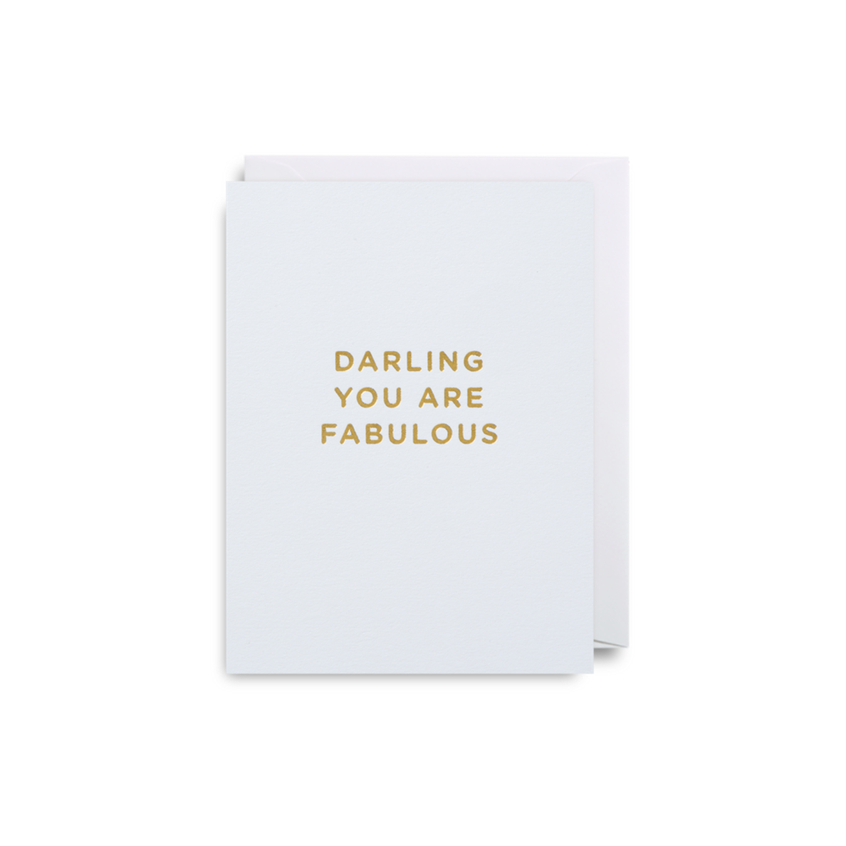 Mini Darling You Are Fabulous Card