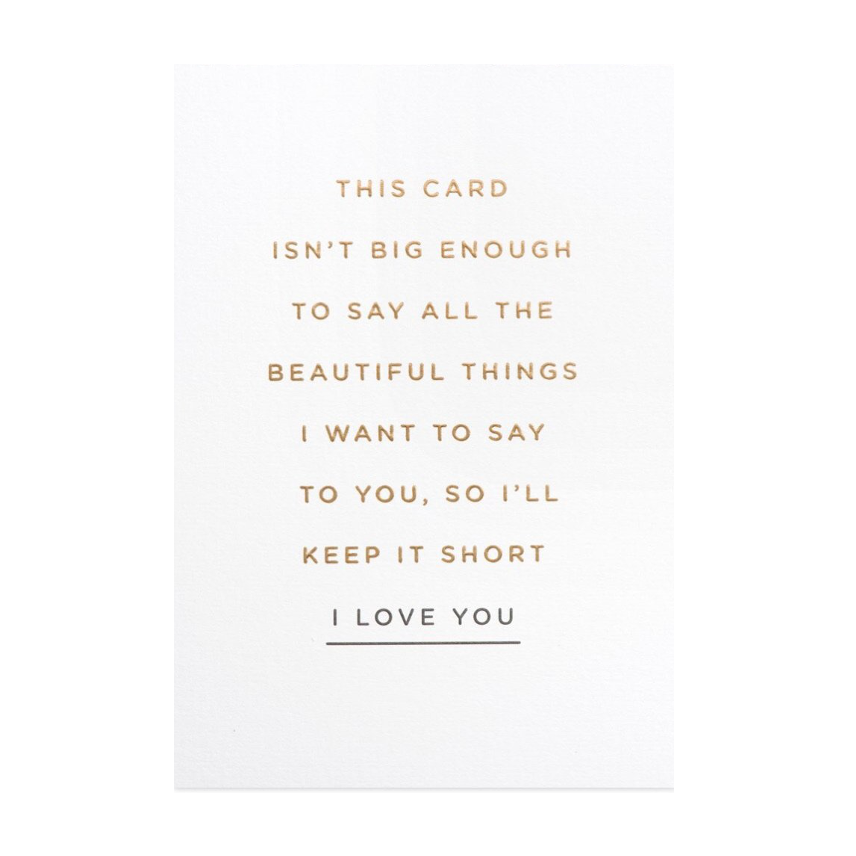 This Card Isn’t Big Enough To Say All The Beautiful Things ... Card