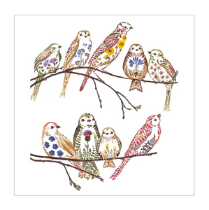 Wildflower Sparrows Card