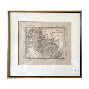 Pas De Calais Vintage Map