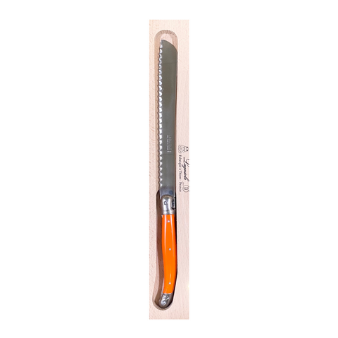 Laguiole French Bread Knife - Orange