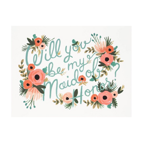 Will You Be My Maid Of Honor Card