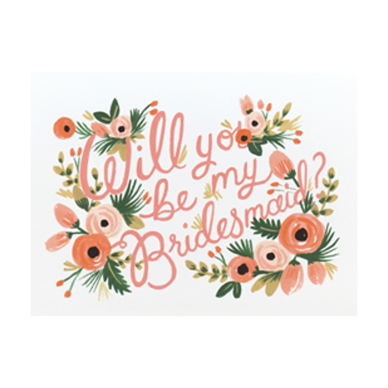 Will You Be My Bridesmaid Card