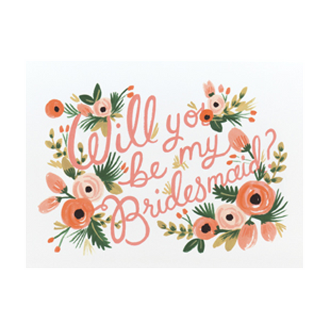 Will You Be My Bridesmaid Card