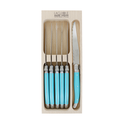 Laguiole French Steak Knives - South Blue