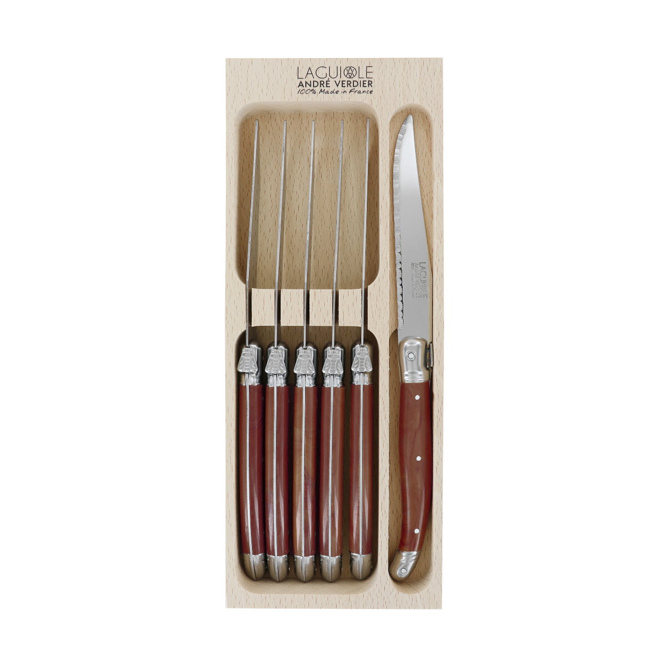Laguiole French Steak Knives - Rosewood