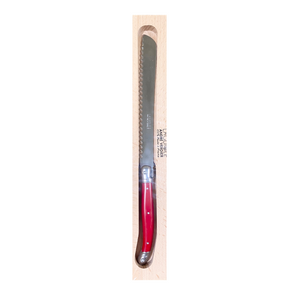 Laguiole French Bread Knife - Red