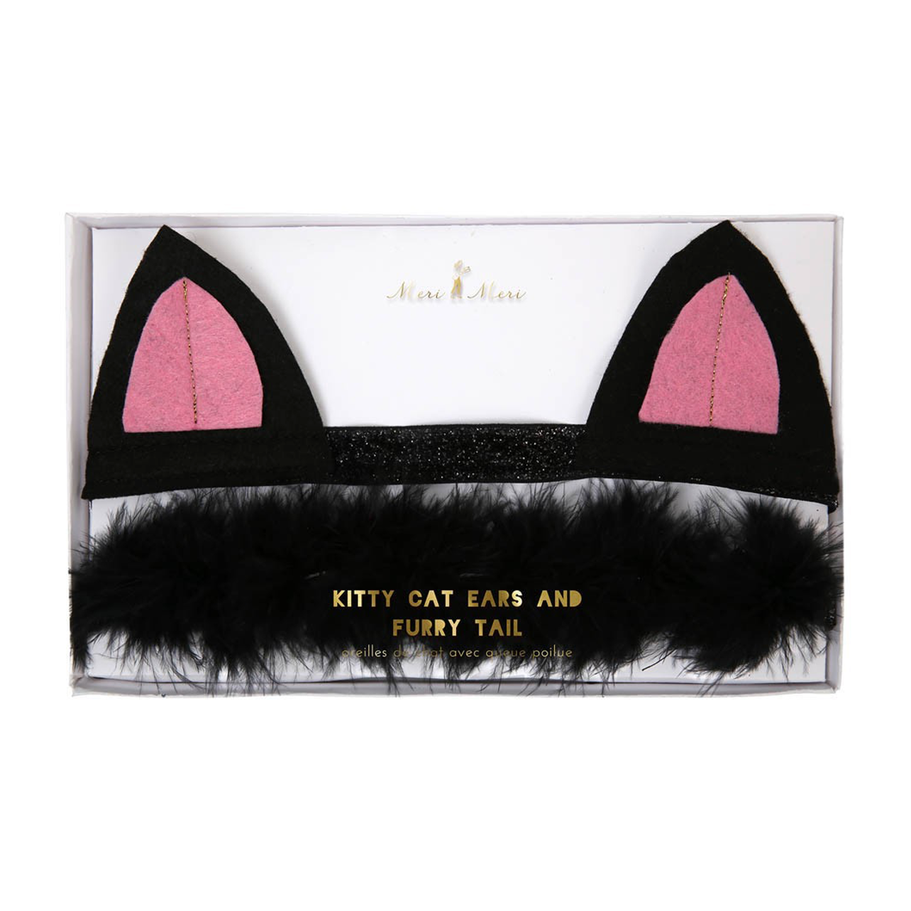 Meri Meri Kitty Cat Ears & Furry Tail