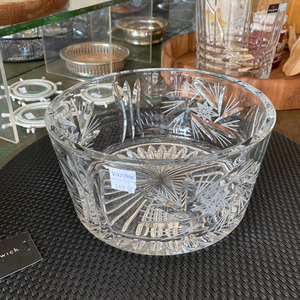 Vintage Crystal Pinwheel Bowl