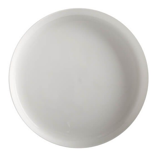 White Rimmed Platter 13"
