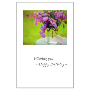 Wishing You A Happy Birthday Card