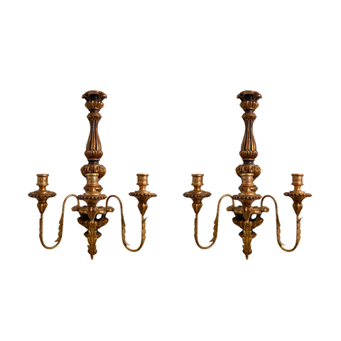 Vintage Italian Sconces Pair