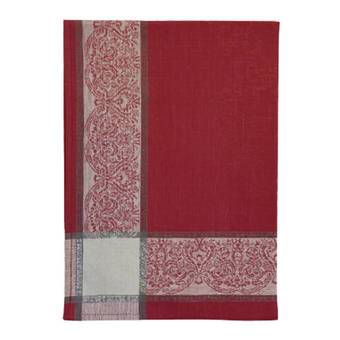 Majesty Tea Towel Ruby/Grey