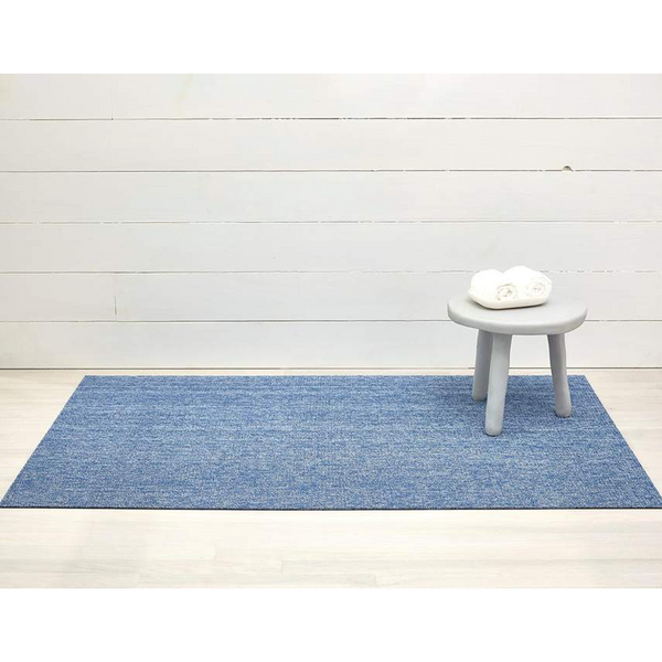 Chilewich Indoor/Outdoor Shag Heathered Floor Mat - Cornflower