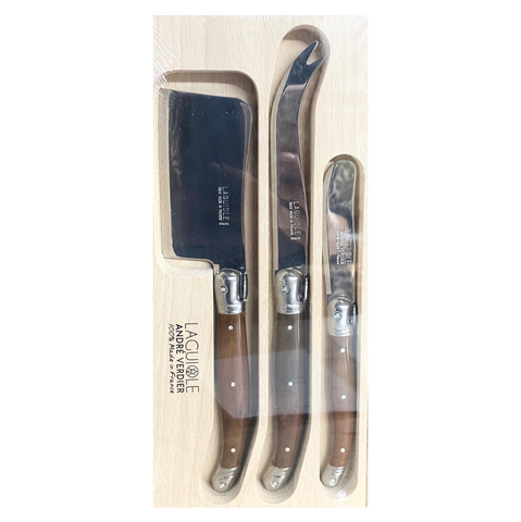Rosewood Laguiole Cheese Set