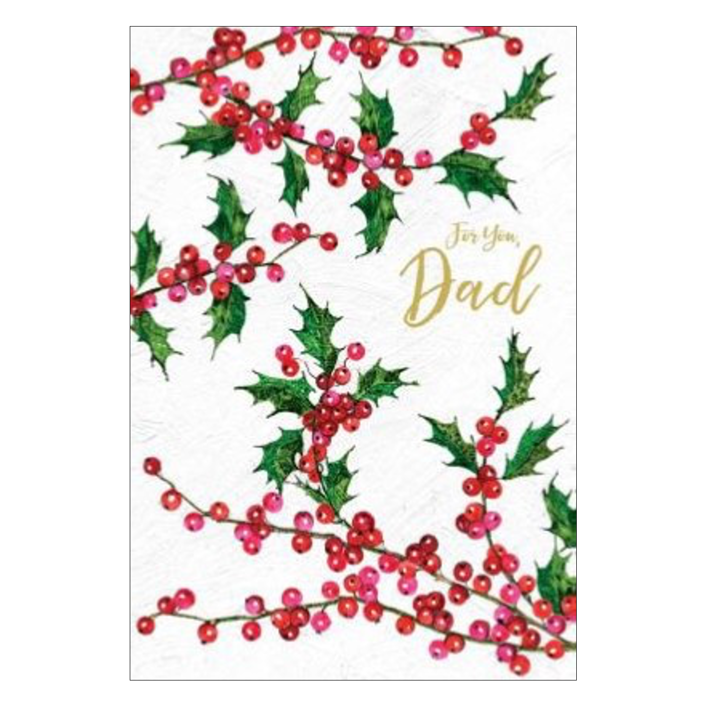 For You, Dad Christmas Card