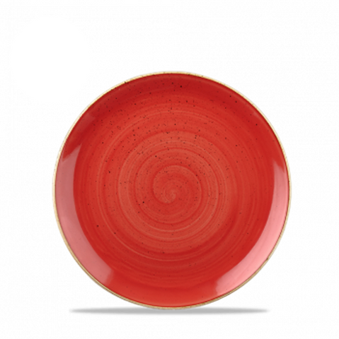 Churchill Coupe Side Plate - Berry Red