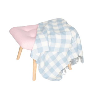 Blue & White Baby Blanket