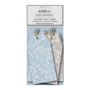 William Morris Gift Tags in Pure Thistle