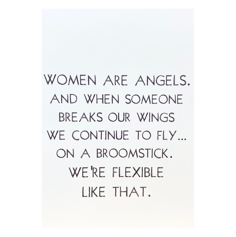 Women Are Angels Card