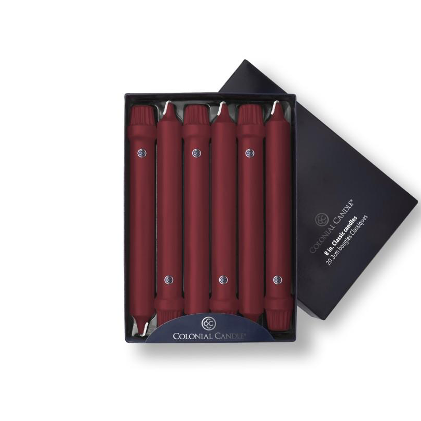 Cranberry 8" Column Candle