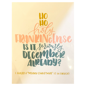 Ho Ho Holy Card