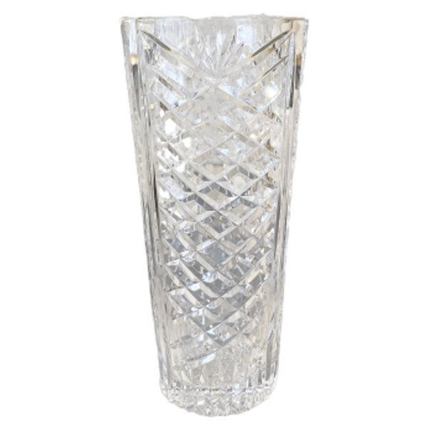 Vintage Crystal 10” Vase