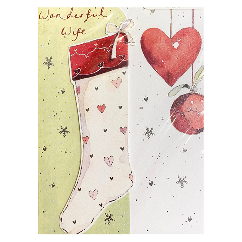 Wonderful Wife Christmas Card