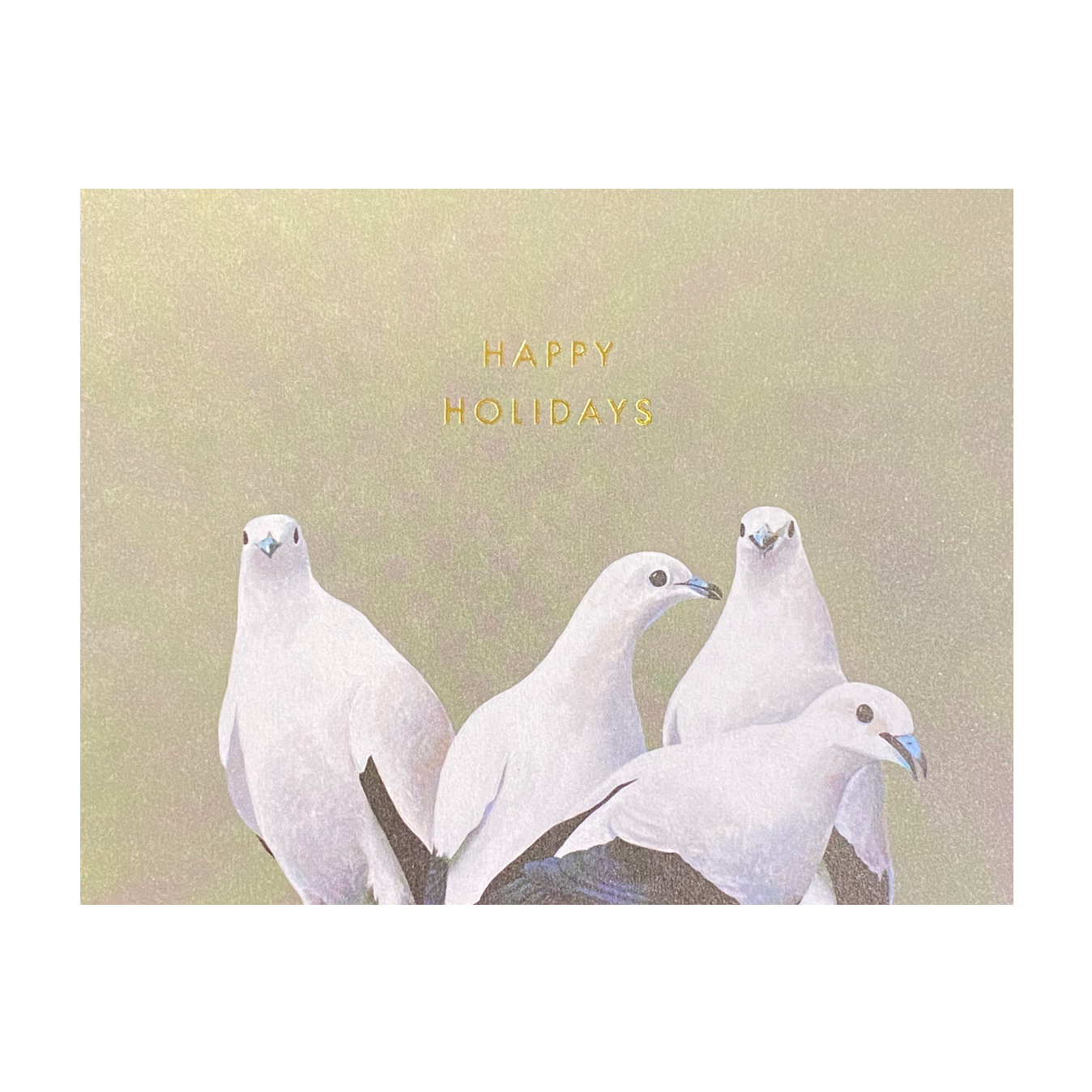 Happy Holidays Bird Card