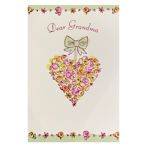 Dear Grandma Valentine's Day Card