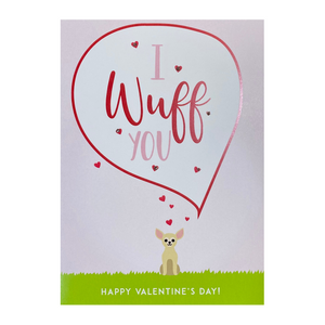 I Wuff You Valentine’s Day Card