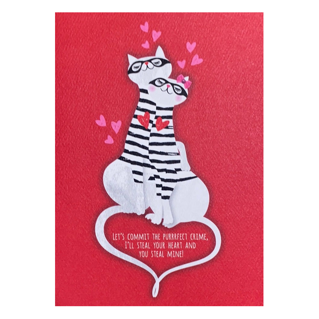 Let’s Commit The Purrrfect Crime Valentine’s Day Card