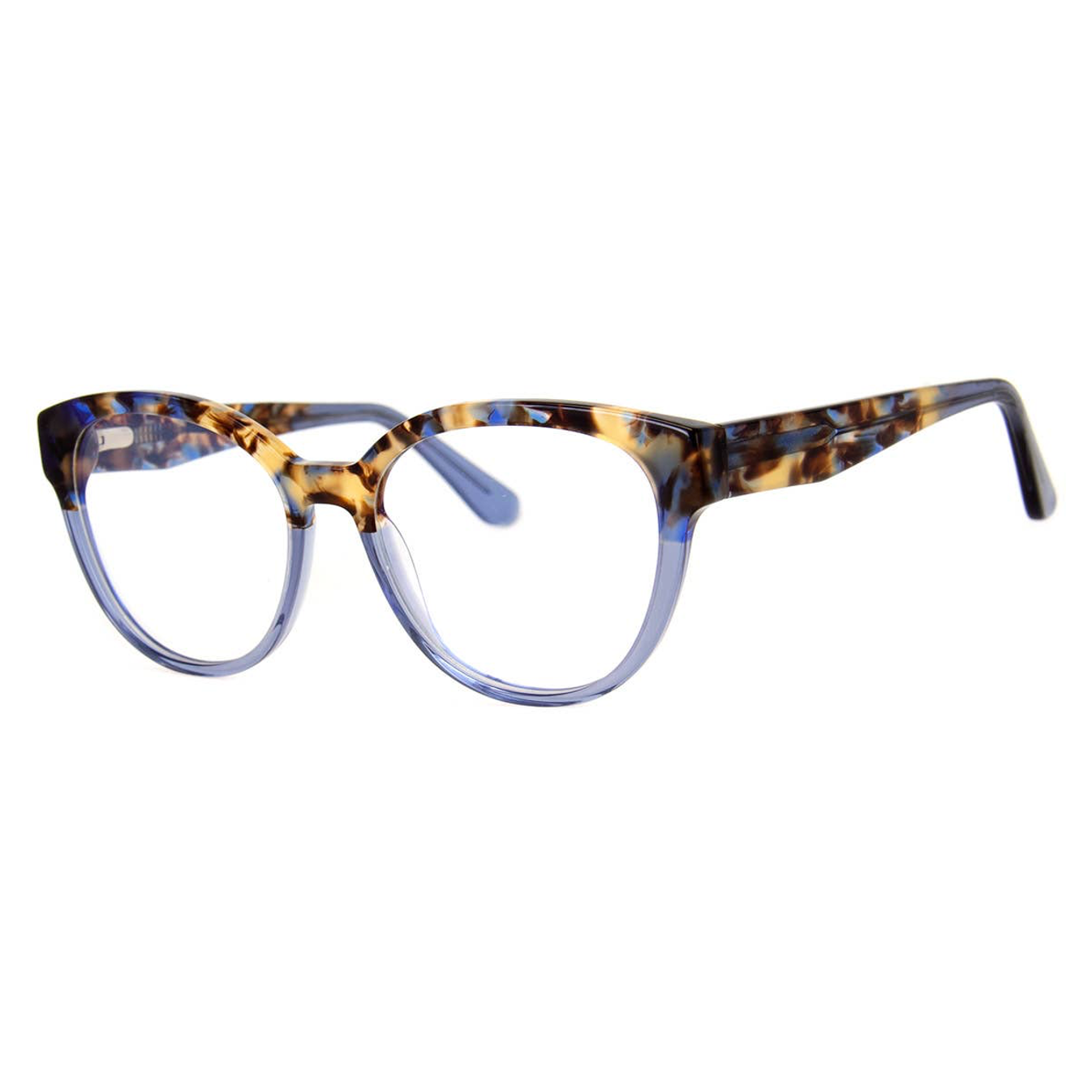 Reading Glasses - Blue & Tortoise Two-Toned