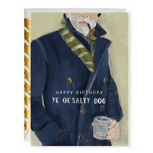 Happy Birthday Ye Ol' Salty Dog Card
