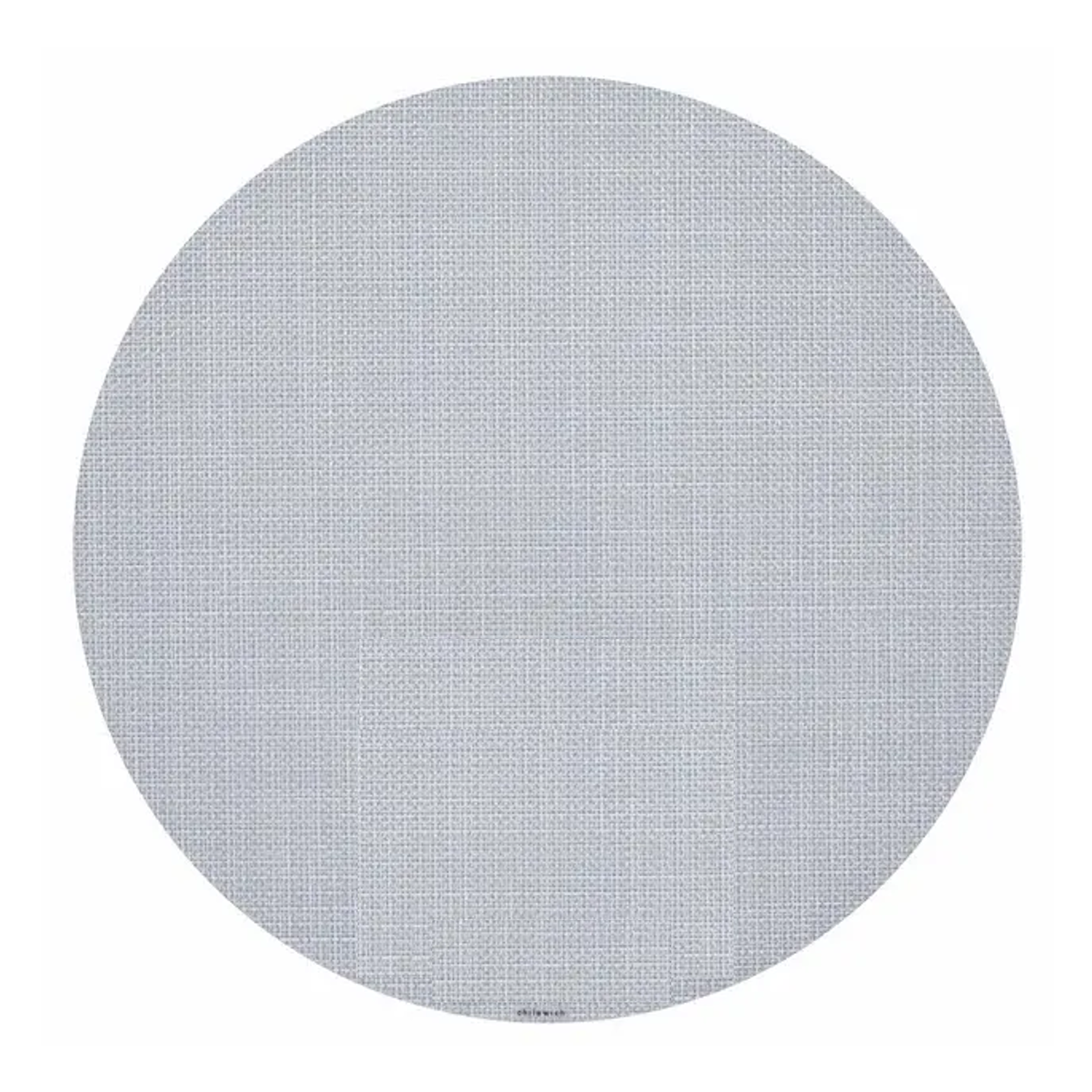 Chilewich Round Mini Basketweave Placemat - Sky