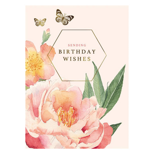 Sending Birthday Wishes Card