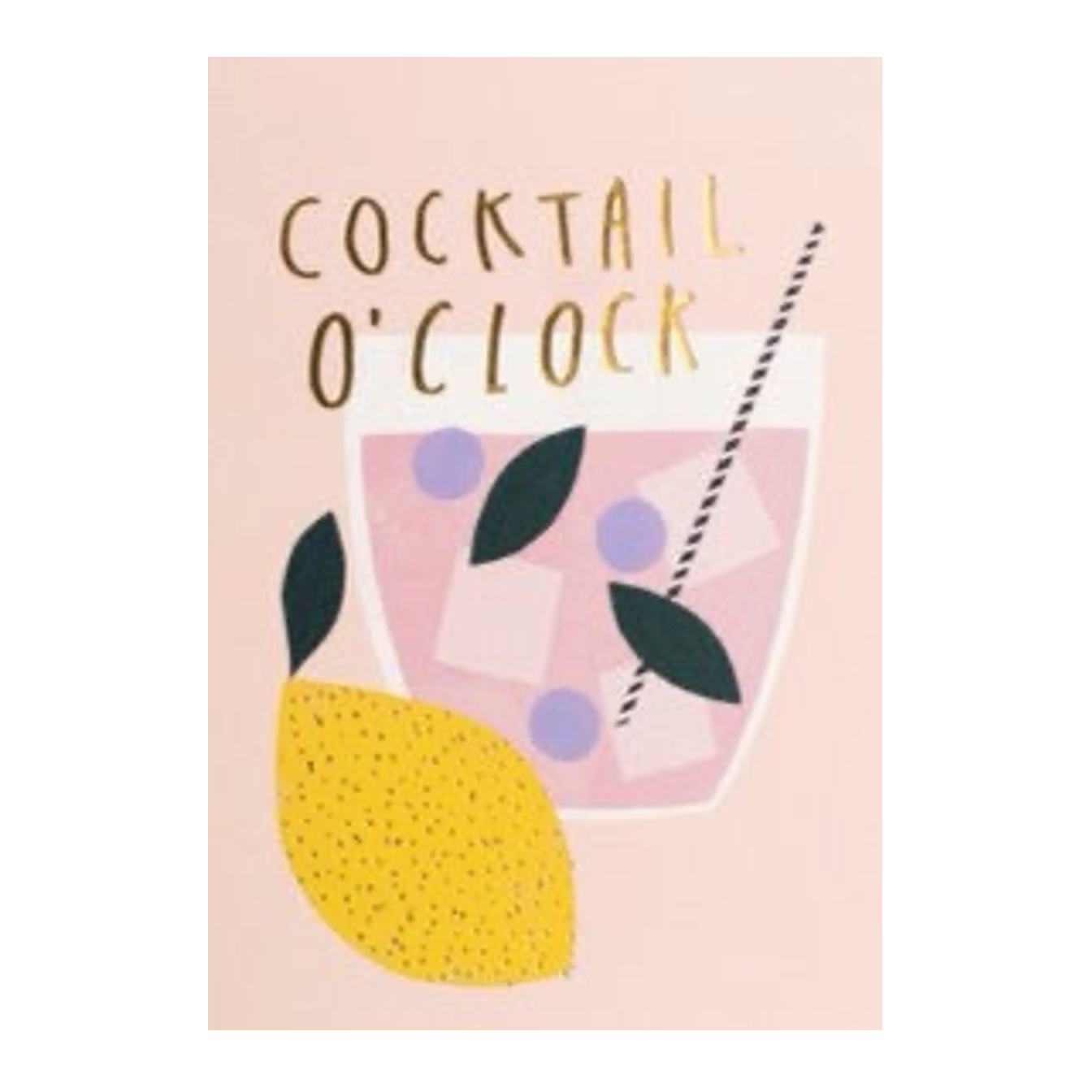 Cocktail O'Clock Card