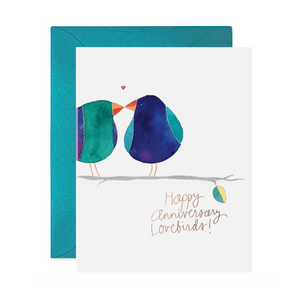 Happy Anniversary Lovebirds! Card