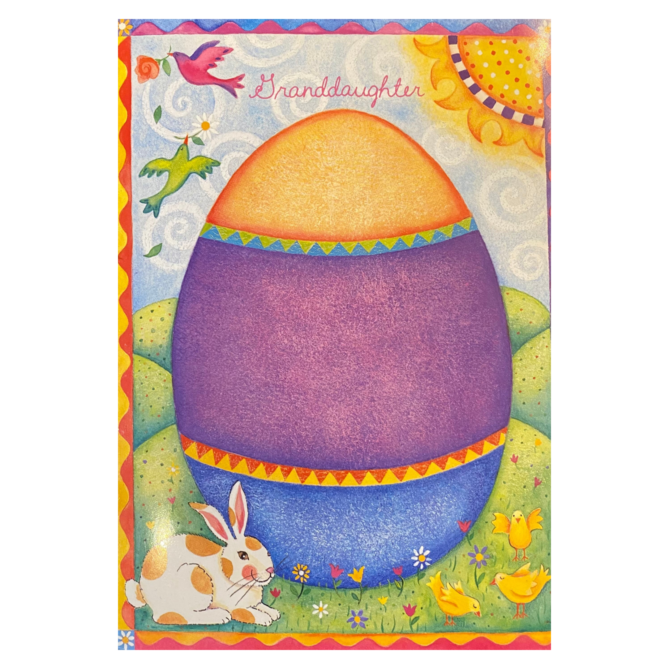 Granddaughter Easter Card