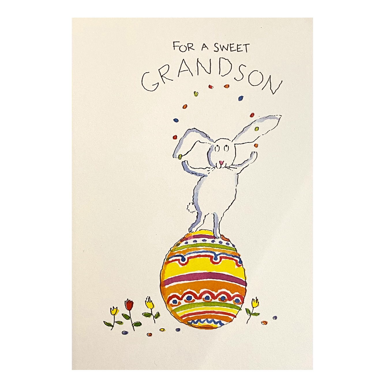 For A Sweet Grandson Card