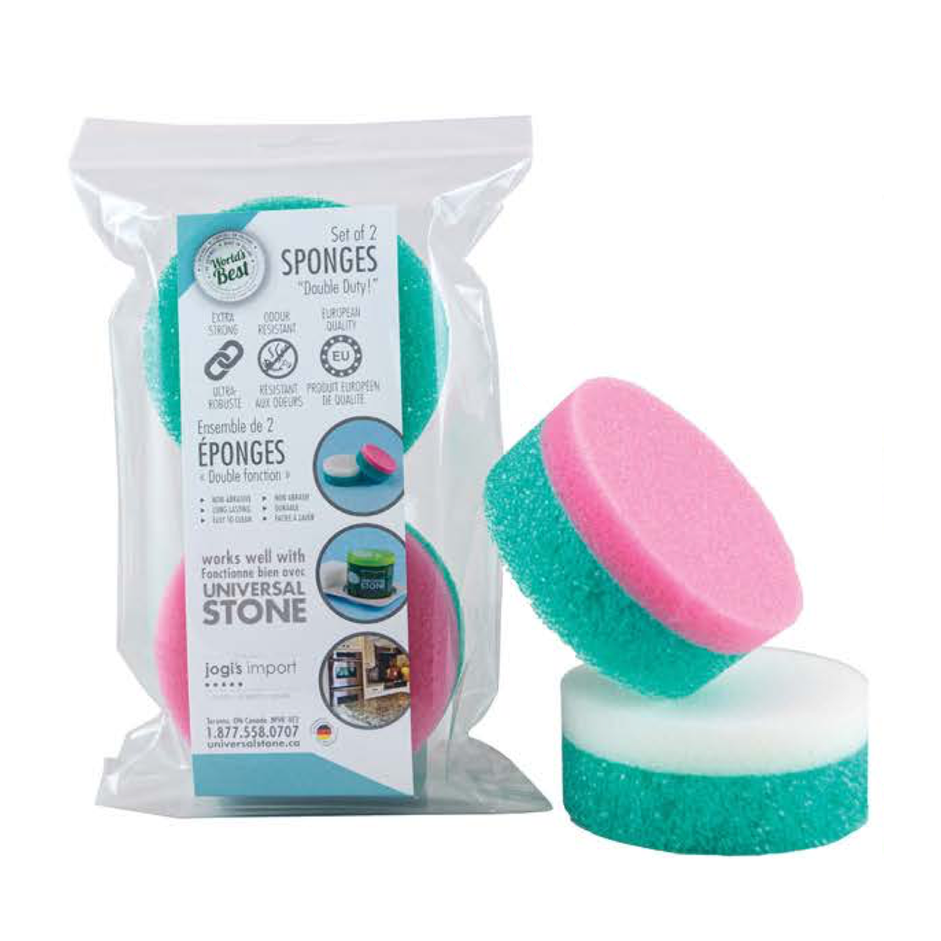 Tree Sponge Powder World's Best Set of 2 Sponges – Jacaranda Tree & Co