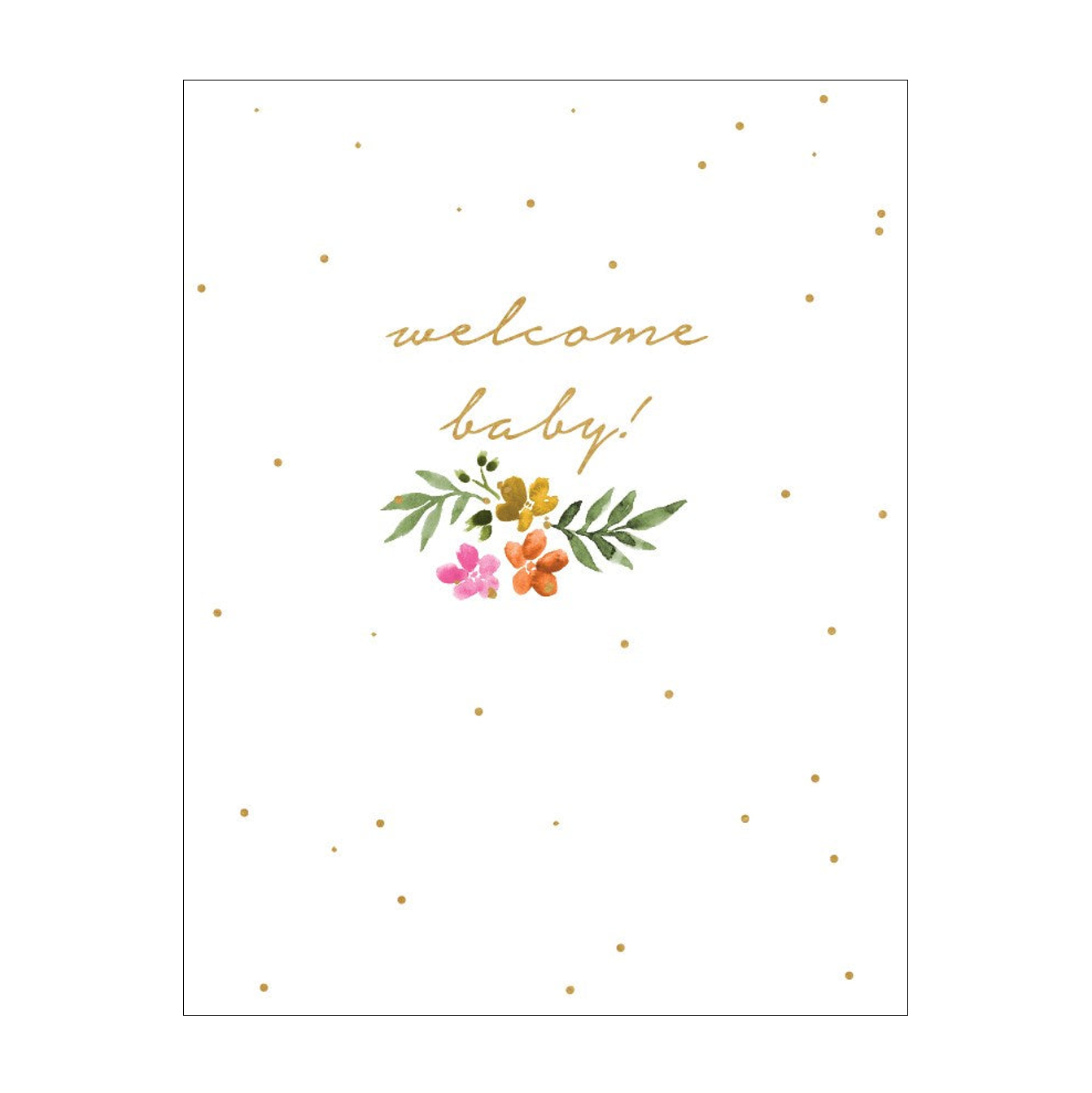 Welcome Baby Card