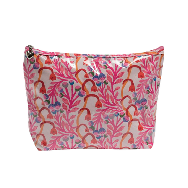 Bright Pink Cosmetic Bag